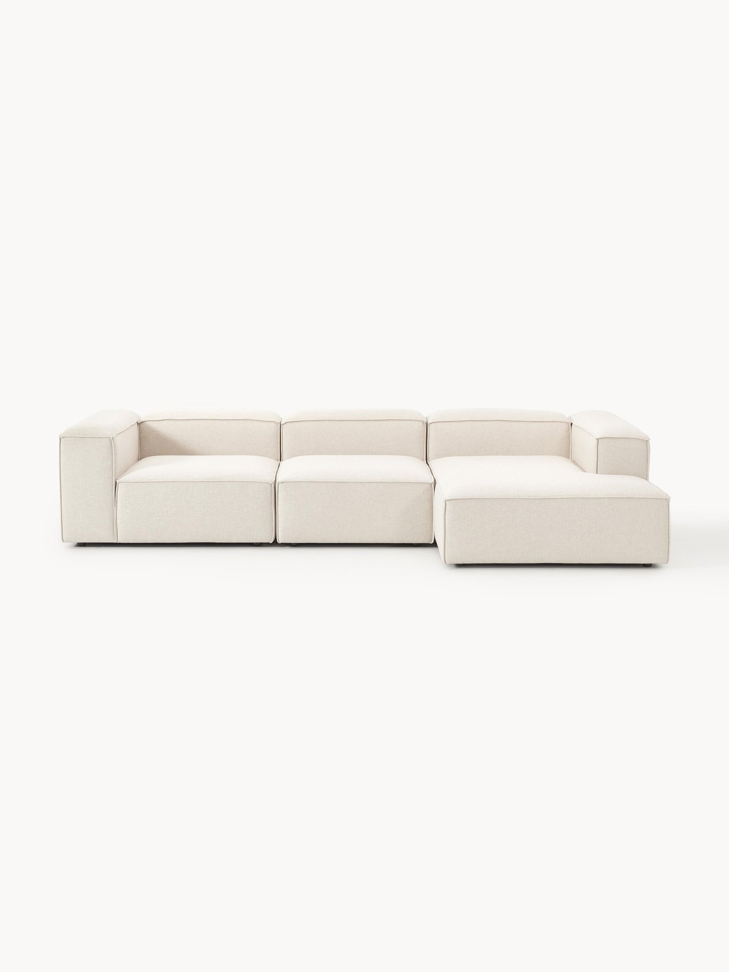 Lennon 4-Seater Modular Corner Sofa in Linen Blend
