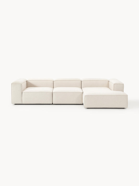 Lennon 4-Seater Modular Corner Sofa in Linen Blend