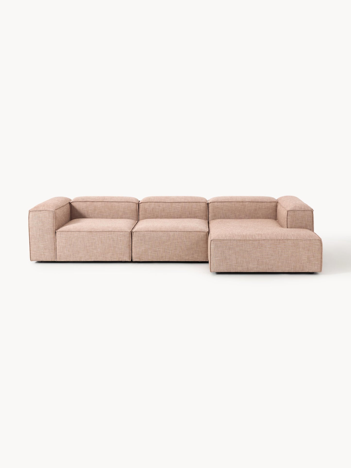 Lennon 4-Seater Modular Corner Sofa in Linen Blend