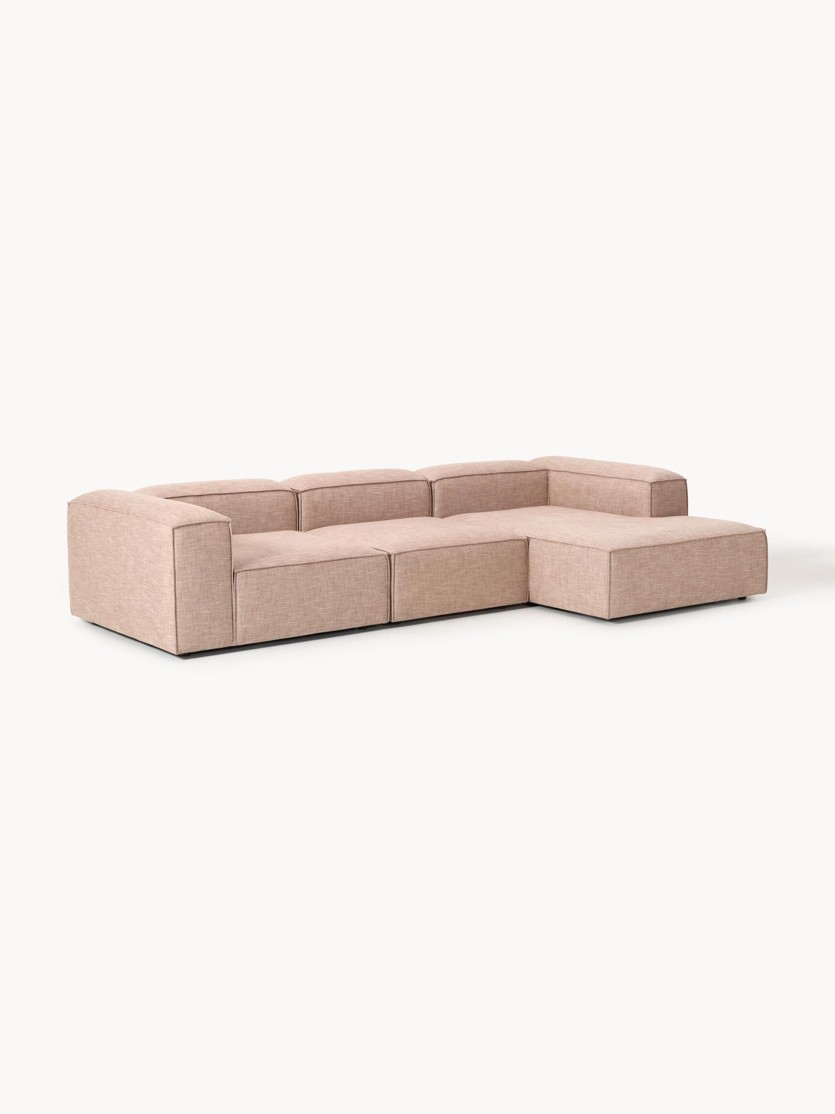 Lennon 4-Seater Modular Corner Sofa in Linen Blend