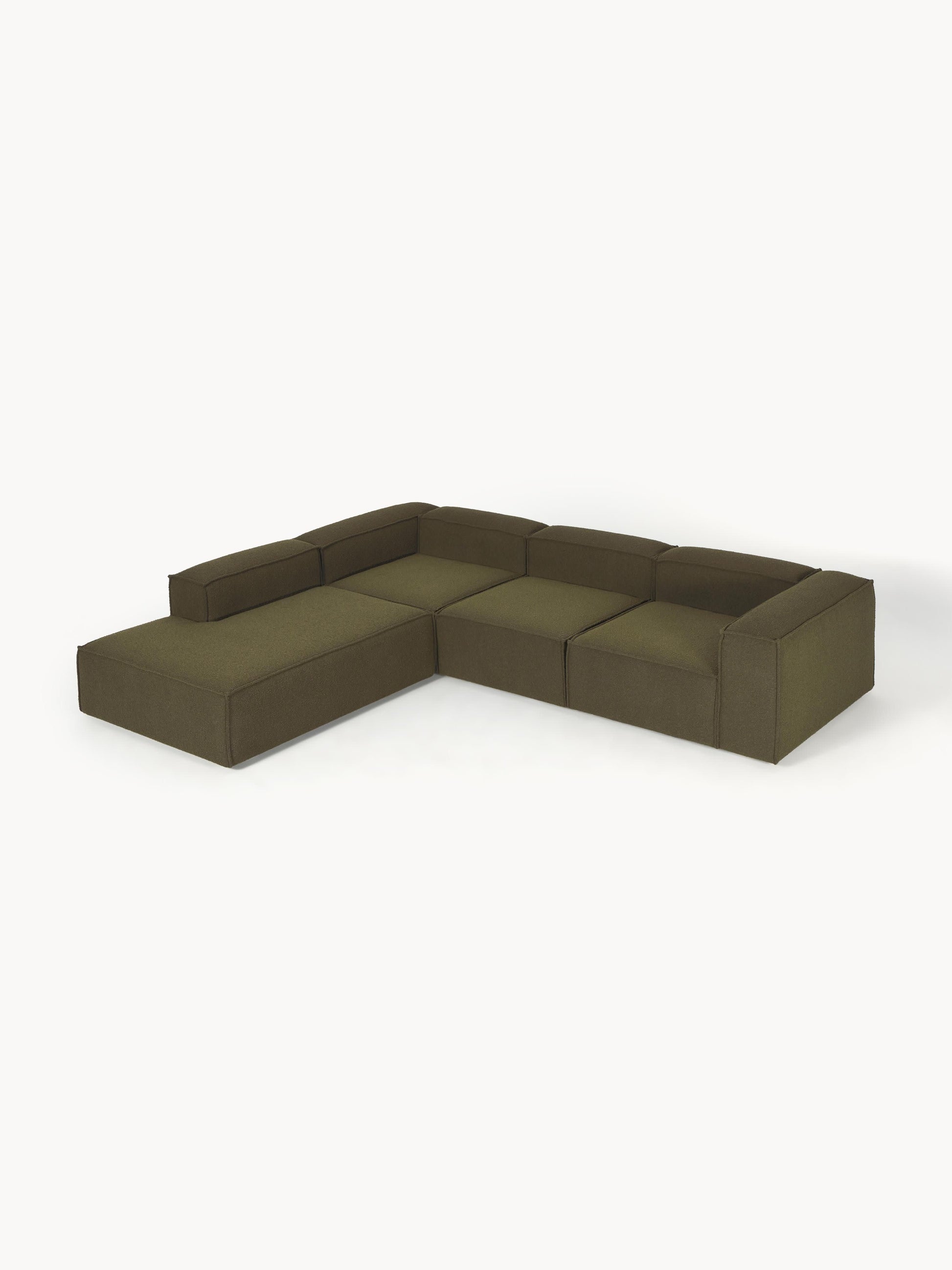Lennon 4-Seater XL Modular Corner Sofa in Bouclé