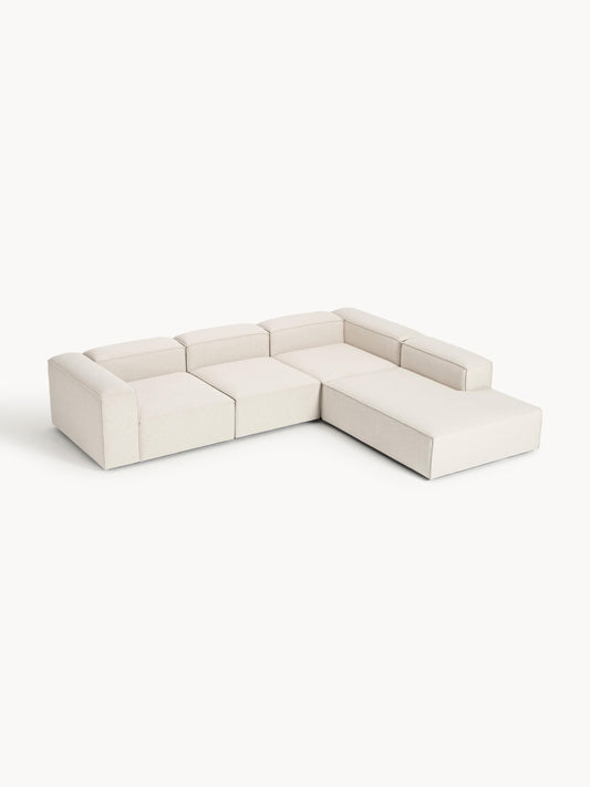Lennon 4-Seater XL Modular Corner Sofa in Linen Blend