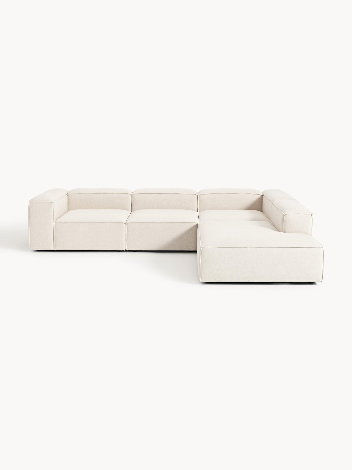 Lennon 4-Seater XL Modular Corner Sofa in Linen Blend