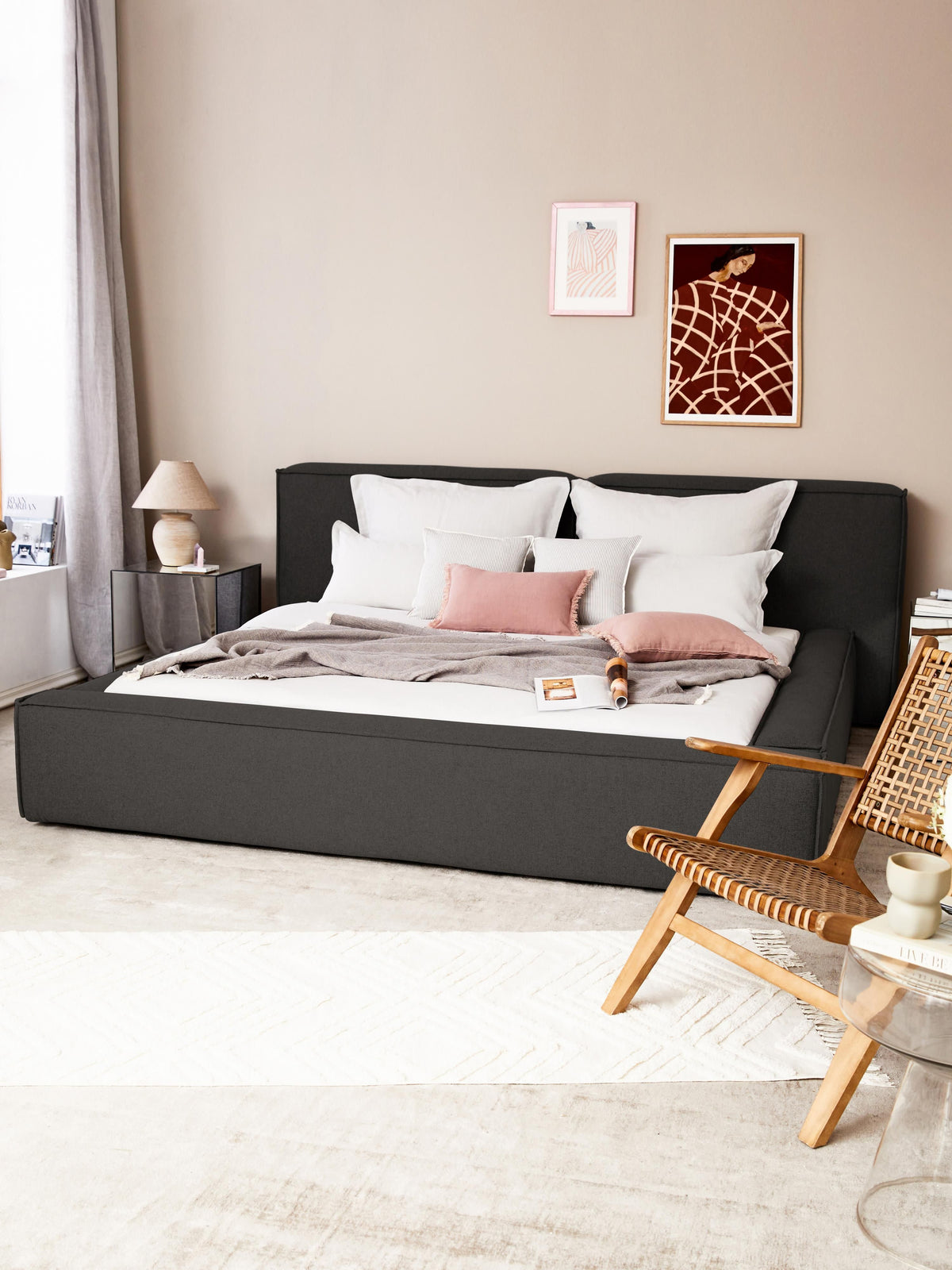 Lennon Bed, Upholstered
