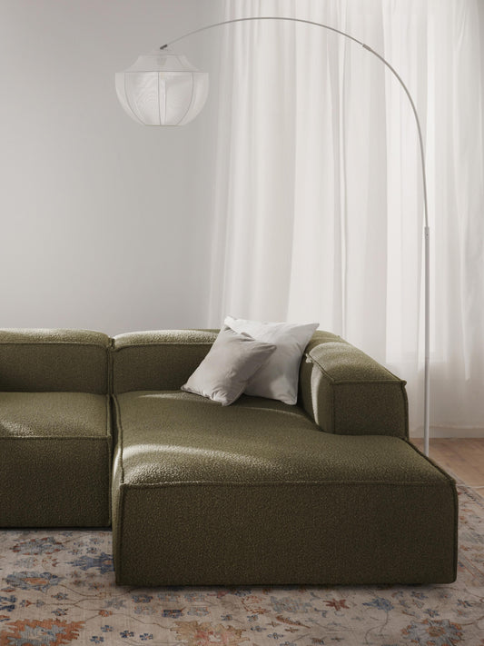 Lennon Ottoman Corner Section in Bouclé