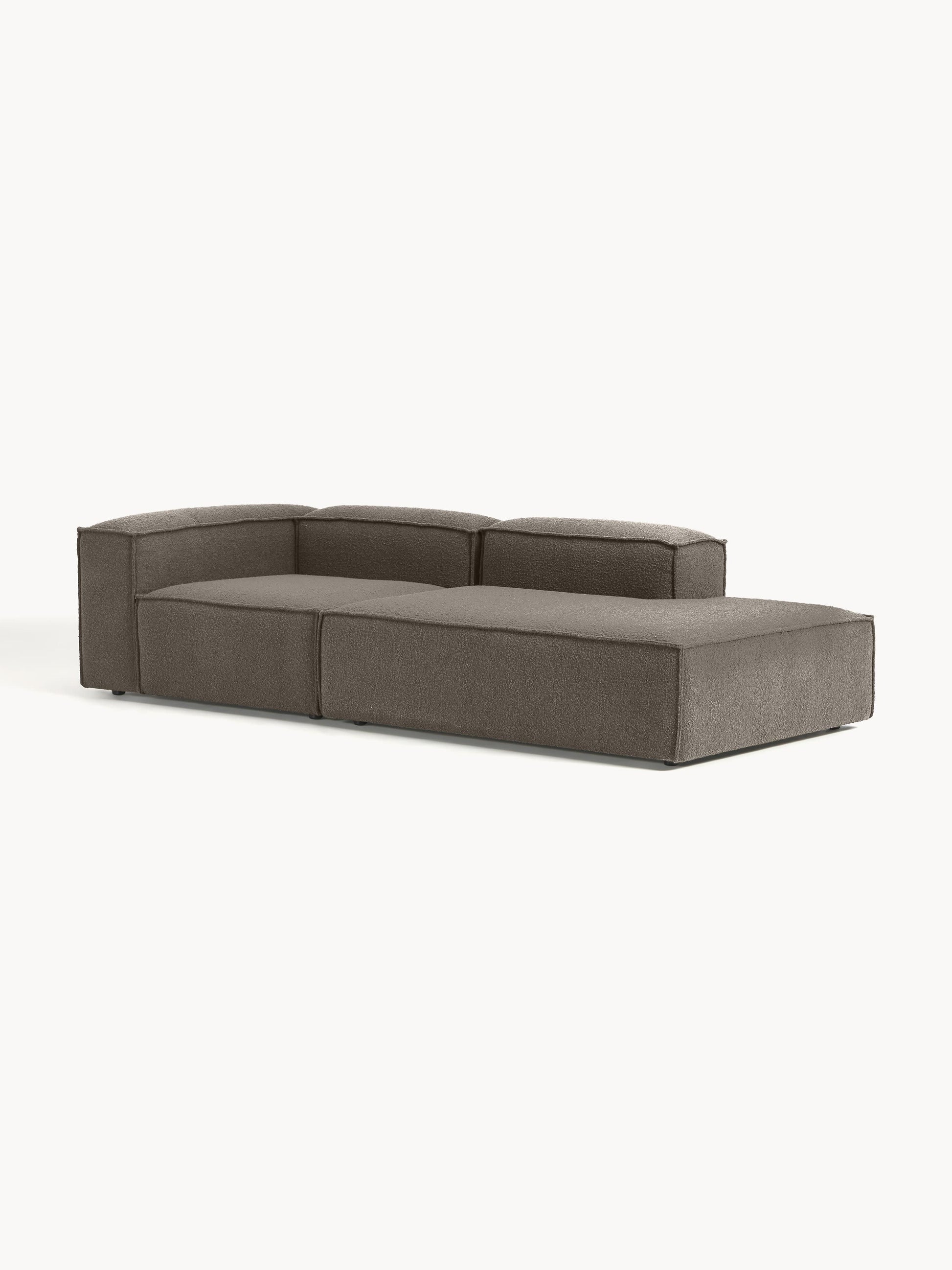 Lennon Ottoman in Bouclé, Modular