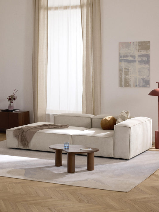 Lennon Ottoman in Corduroy, Modular