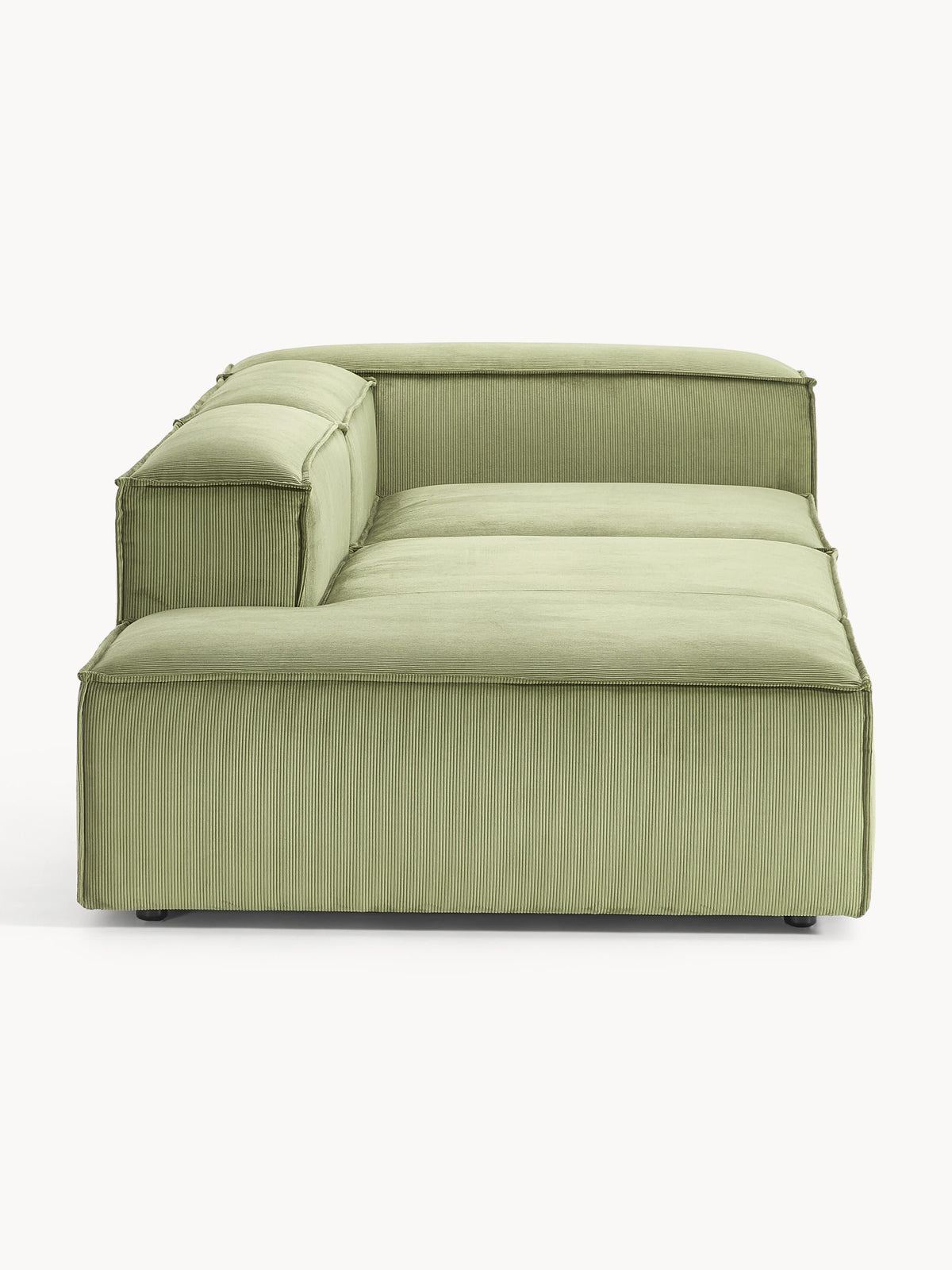 Lennon Ottoman in Corduroy, Modular