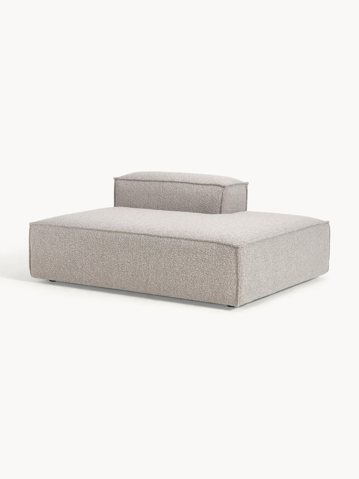 Lennon Ottoman Section in Bouclé
