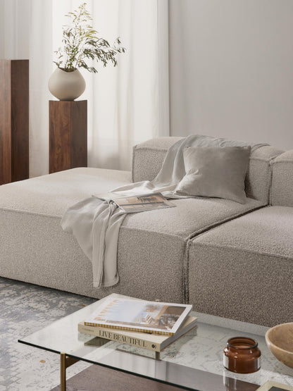 Lennon Ottoman Section in Bouclé
