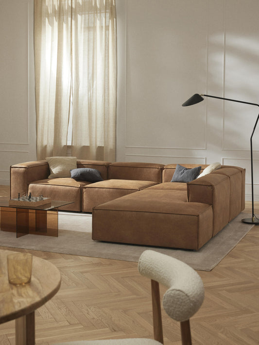 Lennon Ottoman Section in Leather