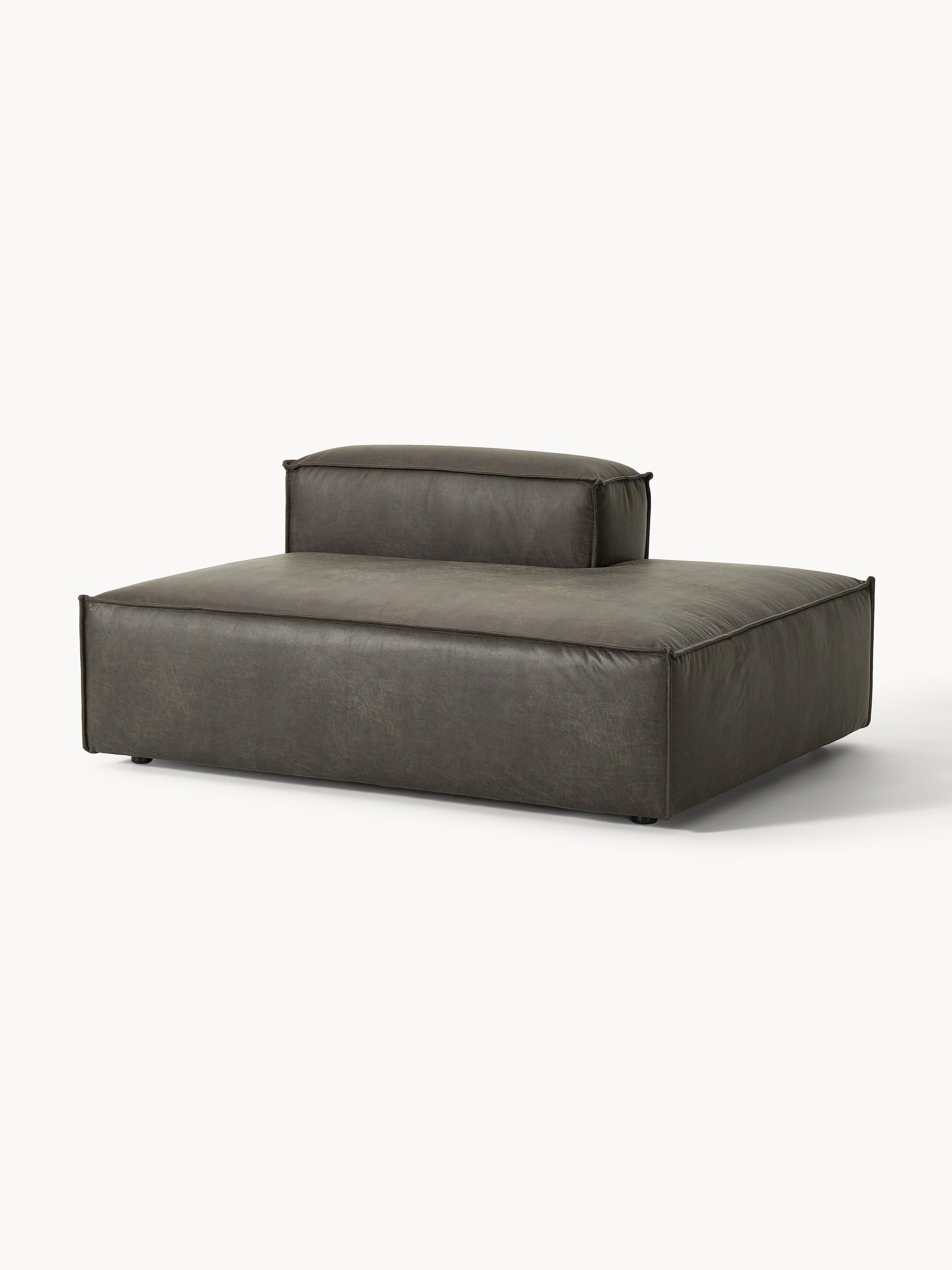 Lennon Ottoman Section in Leather
