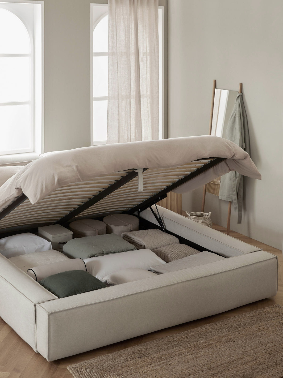 Lennon Upholstered Storage Bed