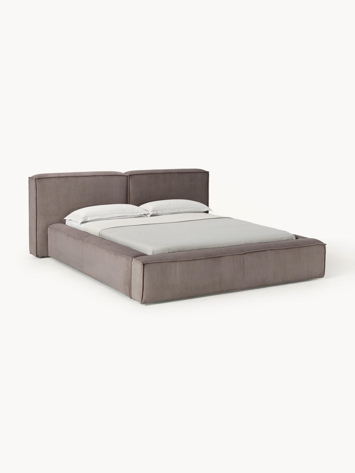 Lennon Upholstered Storage Bed in Corduroy