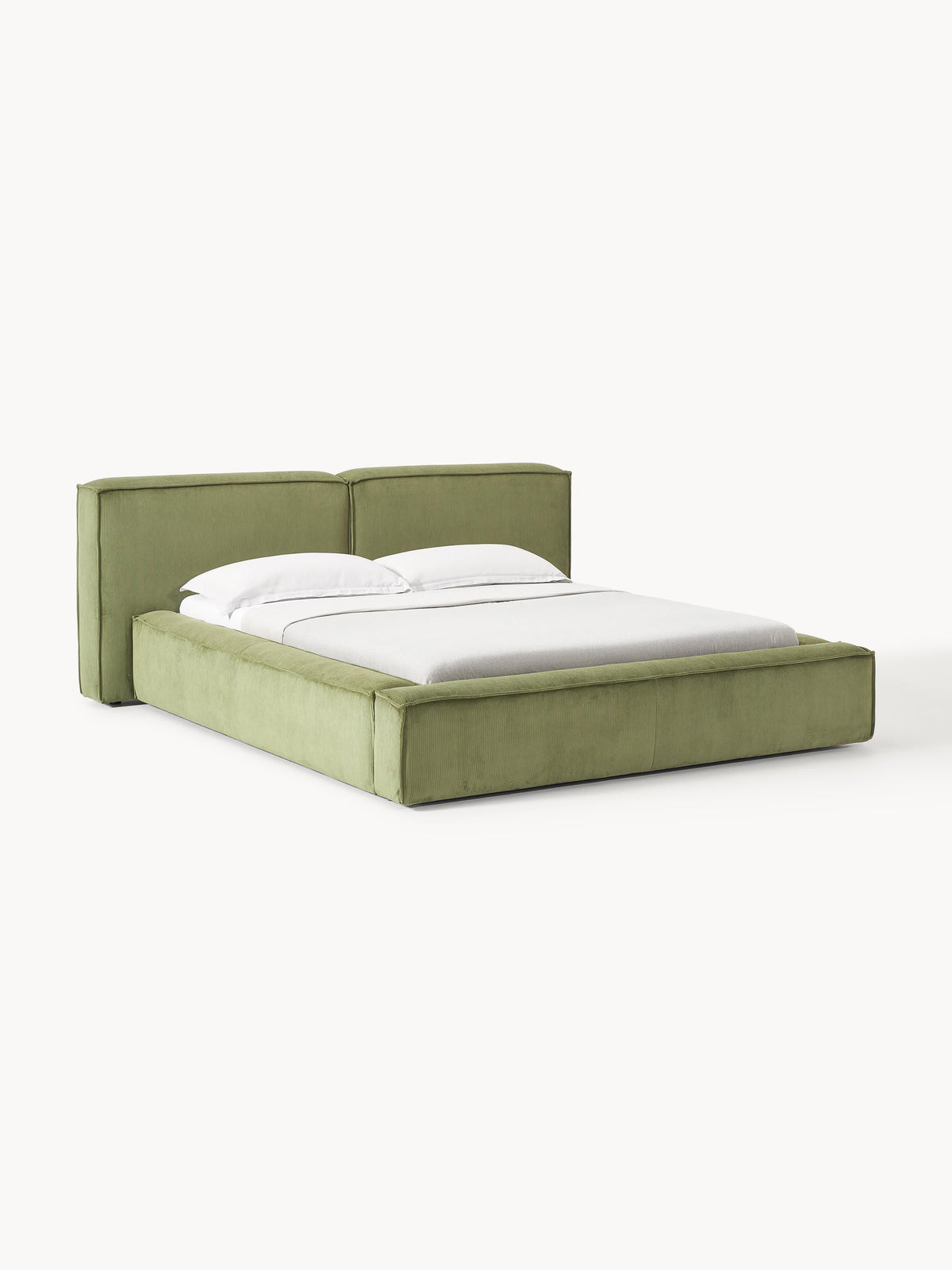 Lennon Upholstered Storage Bed in Corduroy