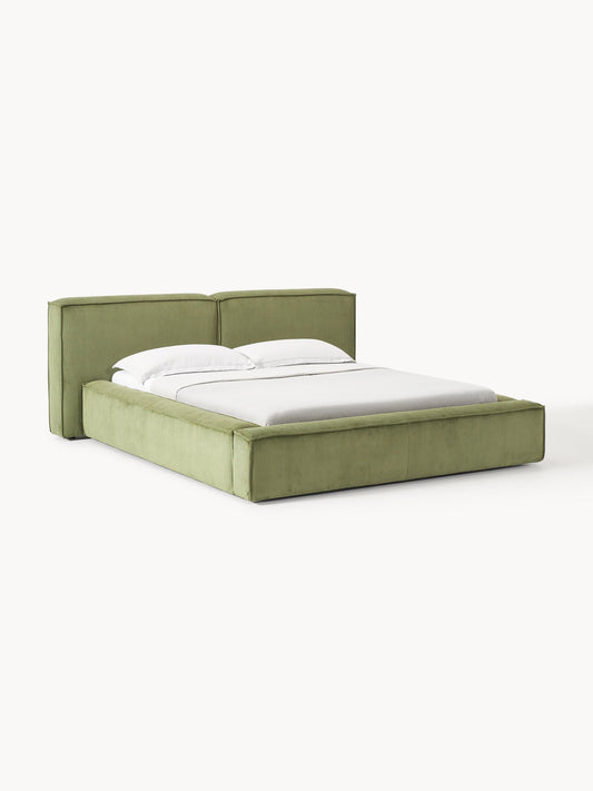 Lennon Upholstered Storage Bed in Corduroy