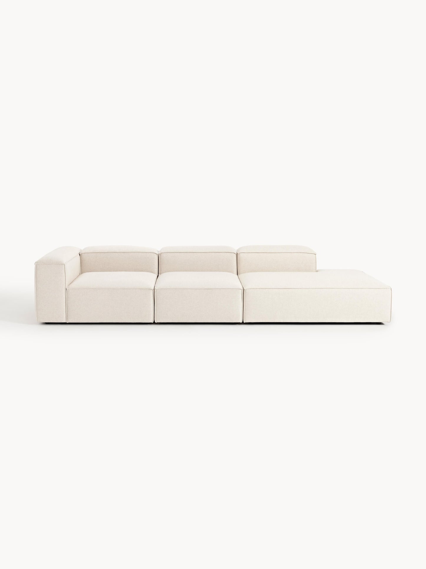 Lennon XL Ottoman in Linen Blend, Modular