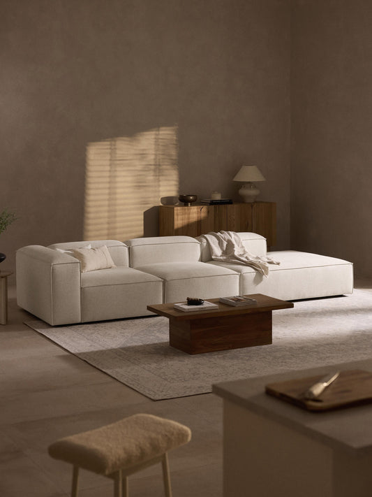 Lennon XL Ottoman in Linen Blend, Modular