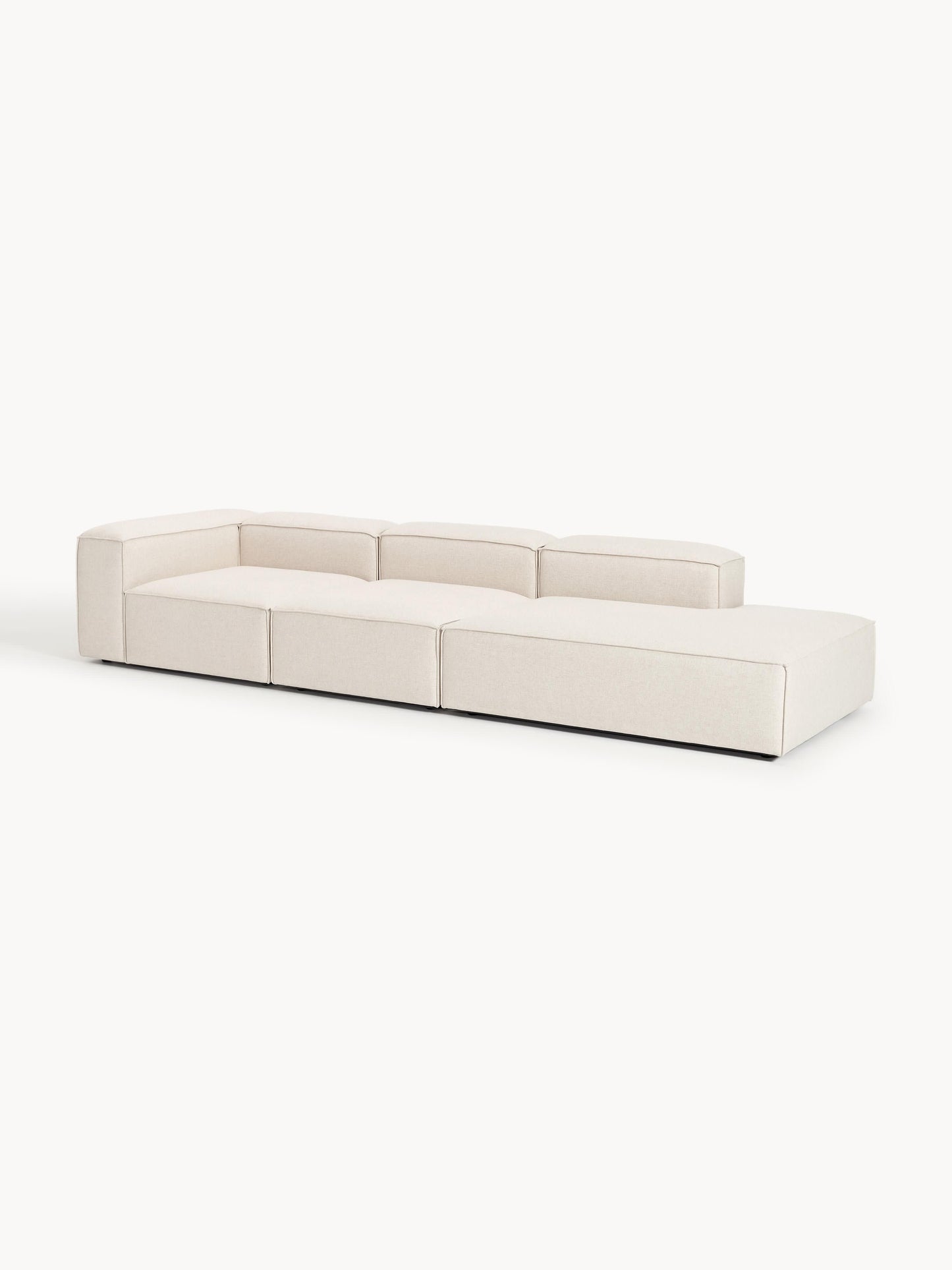Lennon XL Ottoman in Linen Blend, Modular