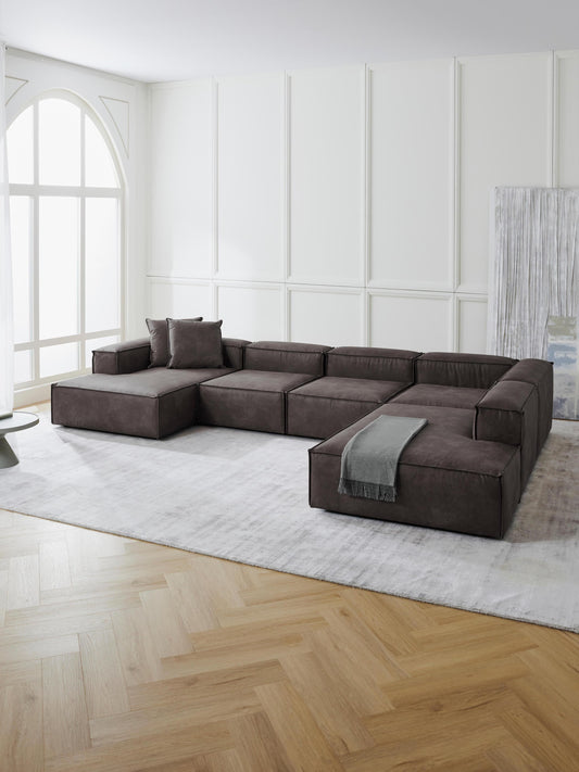 Lennon XL Sofa in Leather, Modular