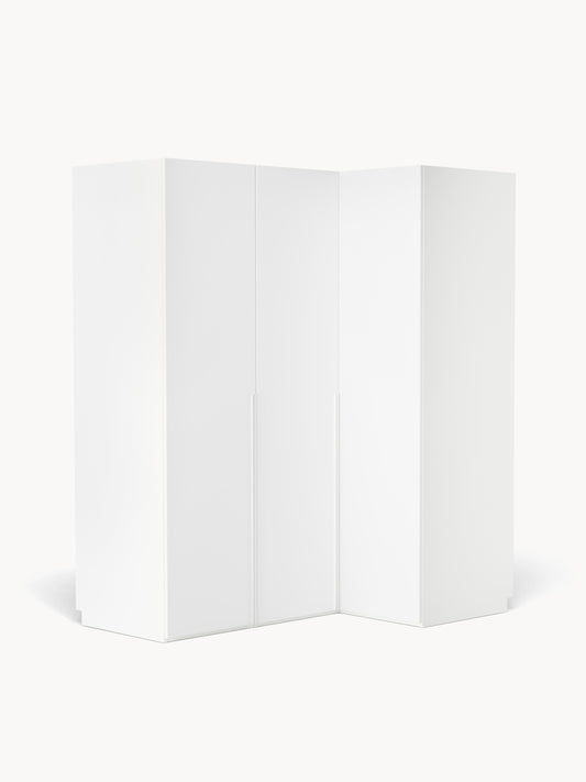 Leon Corner Modular Wardrobe in Various Sizes, 165 cm Wide