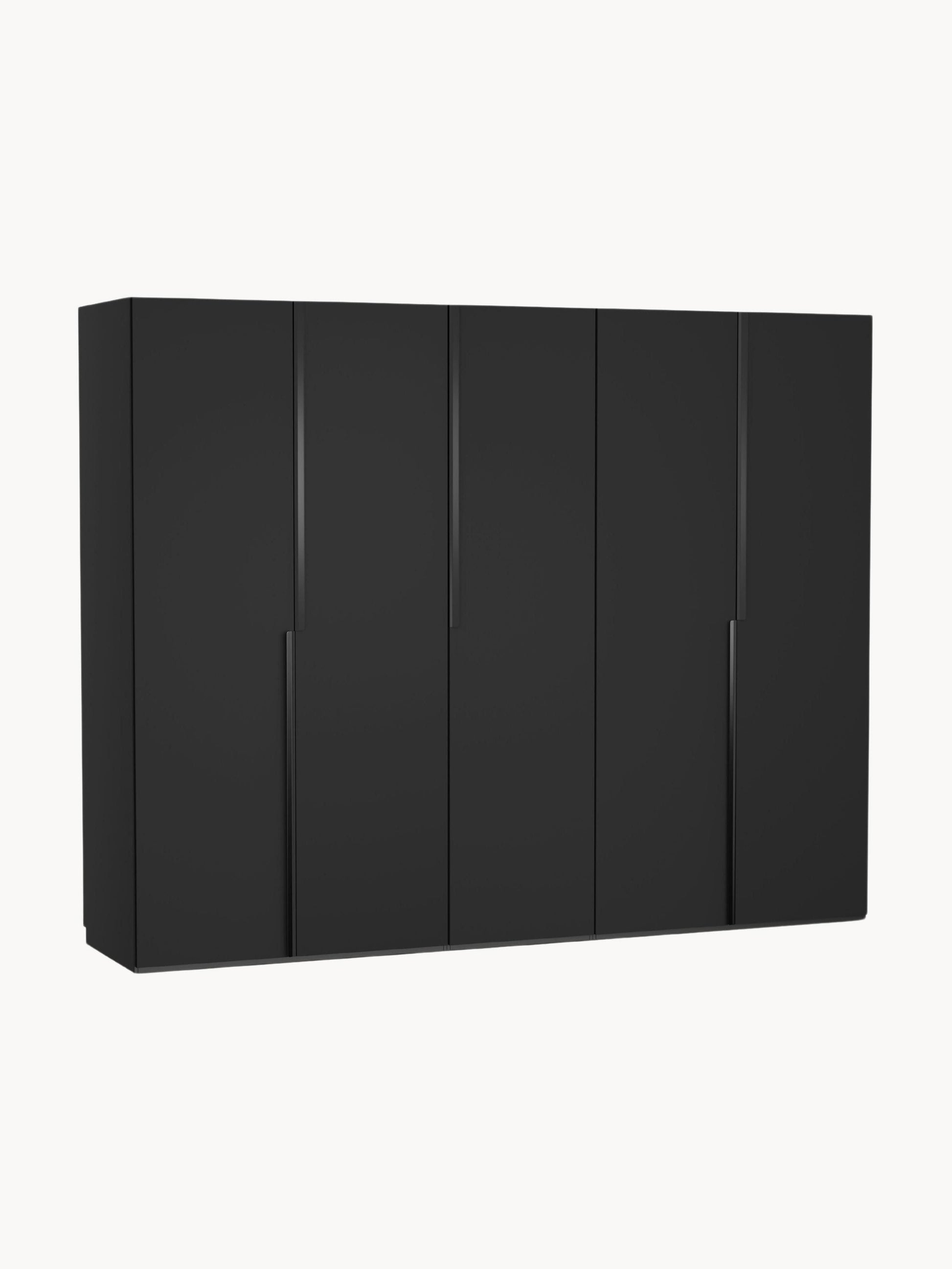Leon Hinged-Door Modular Wardrobe in Various Sizes, 250 cm Wide