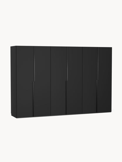 Leon Hinged-Door Modular Wardrobe in Various Sizes, 300 cm Wide