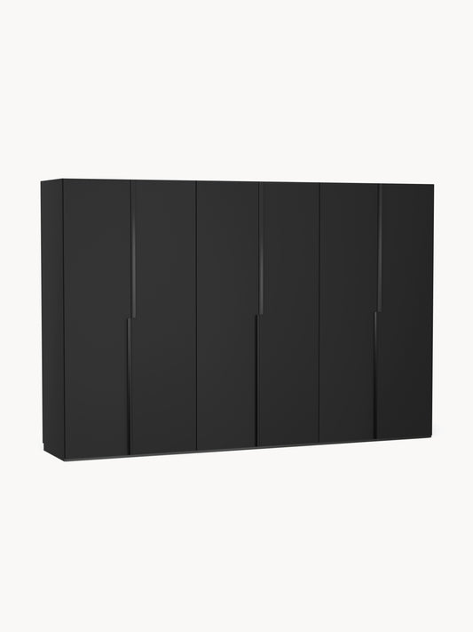 Leon Hinged-Door Modular Wardrobe in Various Sizes, 300 cm Wide