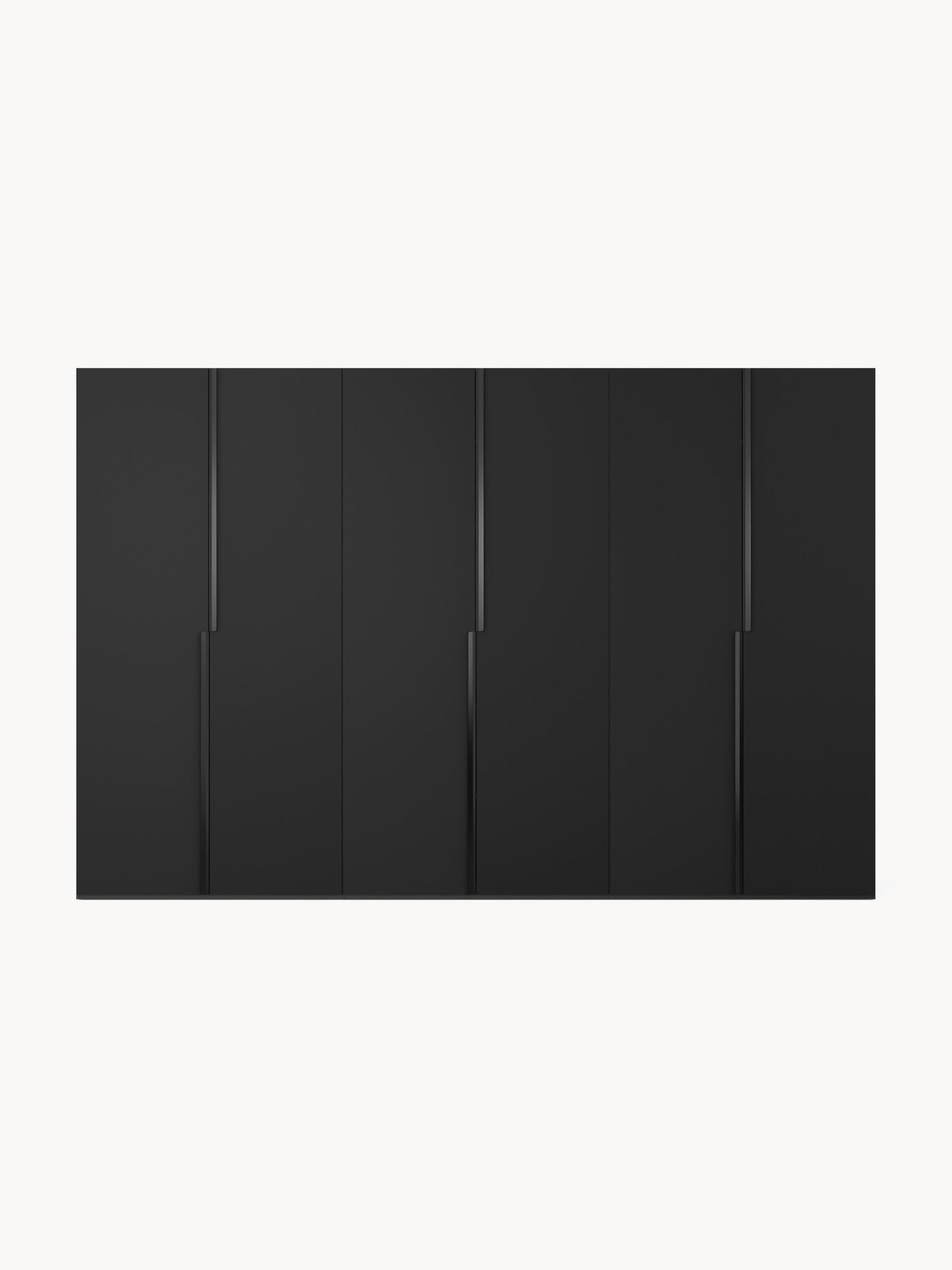 Leon Hinged-Door Modular Wardrobe in Various Sizes, 300 cm Wide