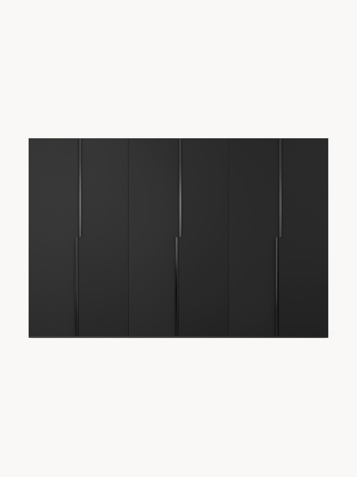 Leon Hinged-Door Modular Wardrobe in Various Sizes, 300 cm Wide