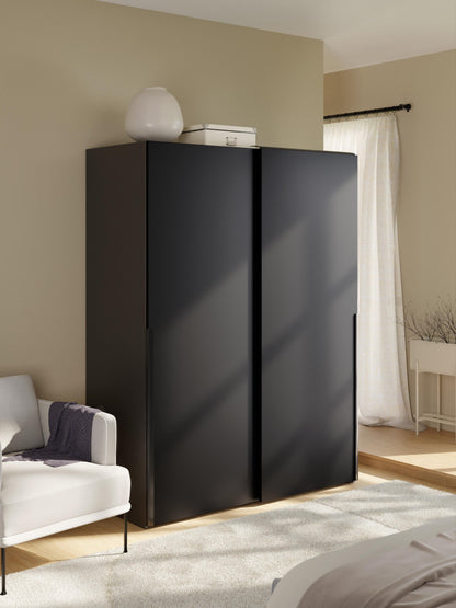 Leon Sliding-Door Modular Wardrobe in Various Sizes, 150 cm Wide
