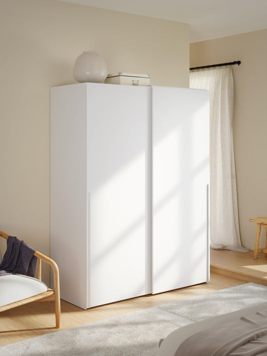 Leon Sliding-Door Modular Wardrobe in Various Sizes, 150 cm Wide