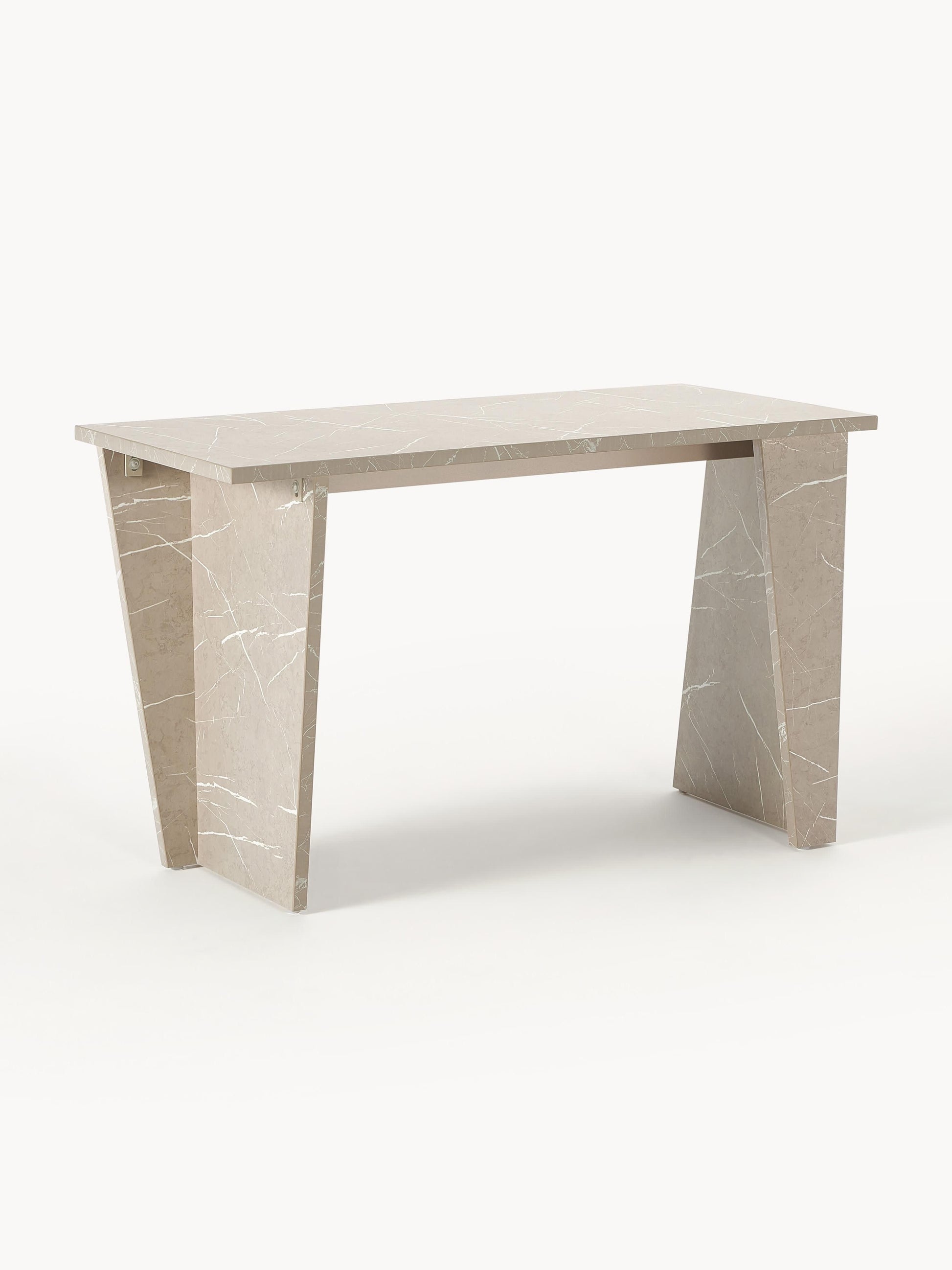 Liam Travertine-Look Desk