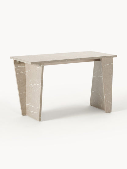 Liam Travertine-Look Desk