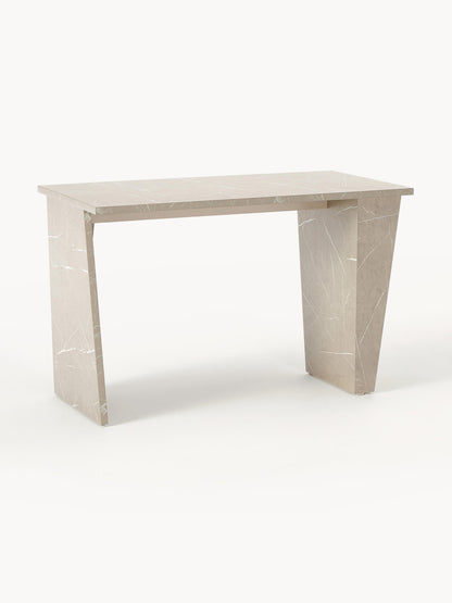 Liam Travertine-Look Desk