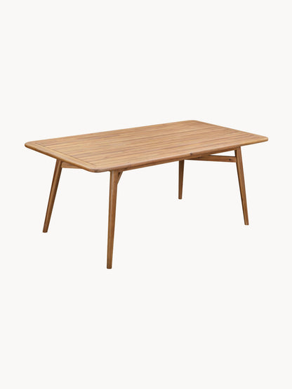 Marc Table in Acacia Wood for the Garden, 180 x 90 cm