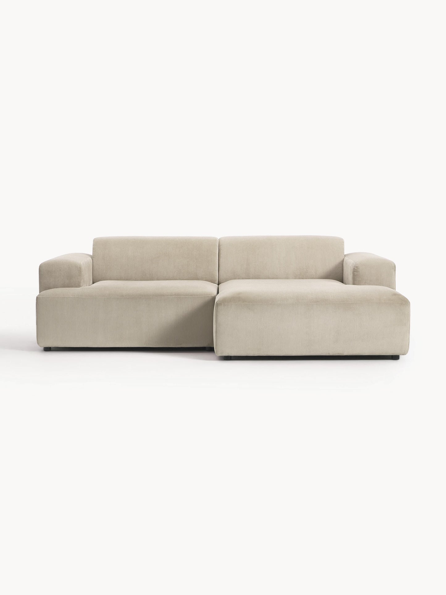 Melva 3-Seater Corner Sofa in Corduroy