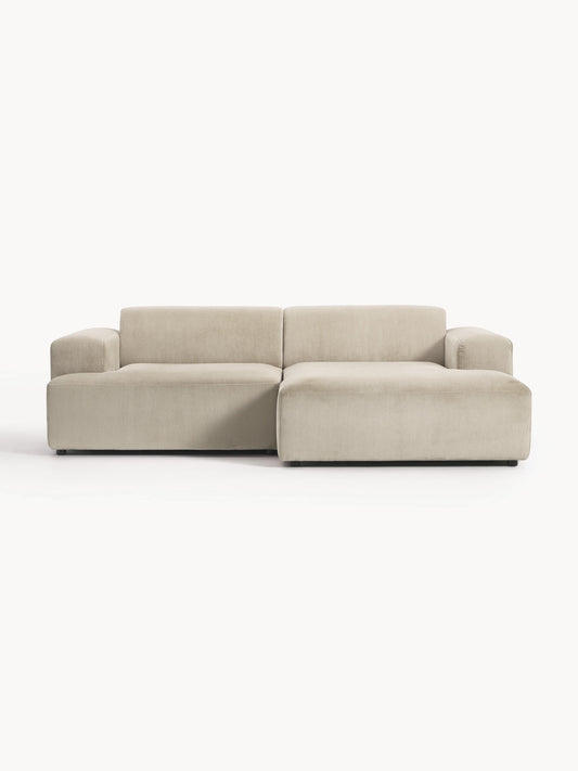 Melva 3-Seater Corner Sofa in Corduroy