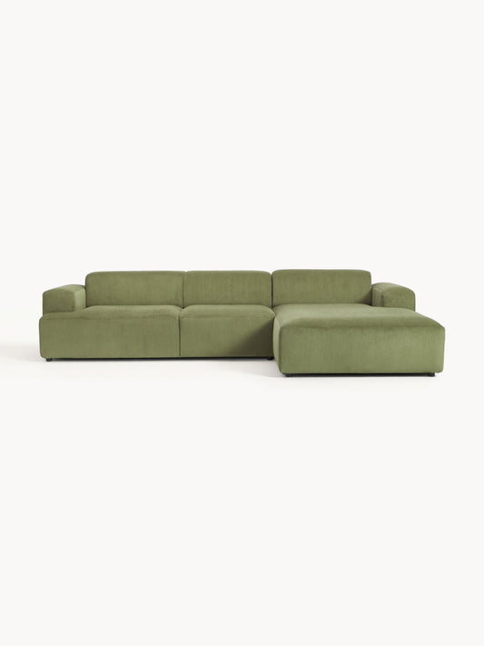 Melva 4-Seater Corner Sofa in Corduroy