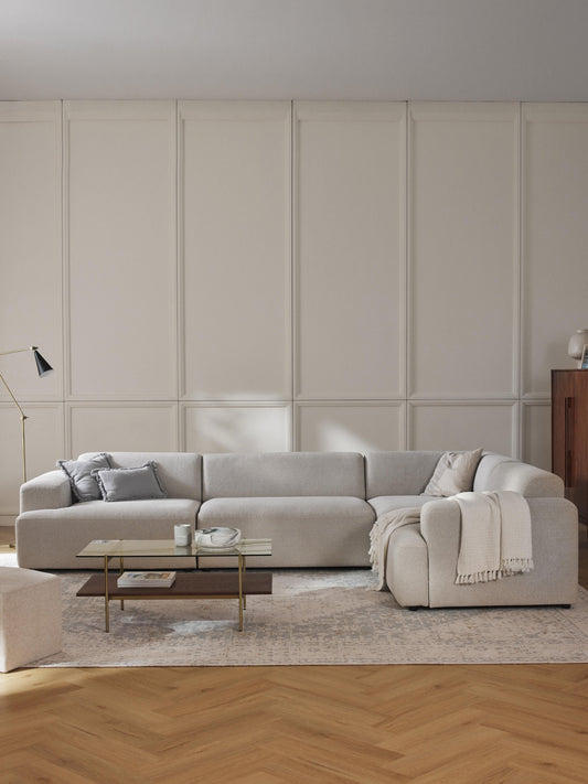 Melva 4-Seater Corner Sofa, Large