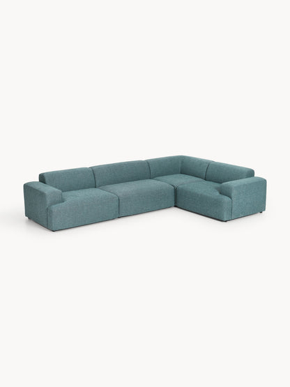 Melva 4-Seater Corner Sofa, Large