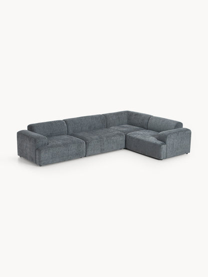 Melva 4-Seater Corner Sofa, Large
