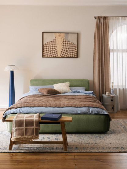Melva Bed, Upholstered