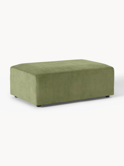 Melva Ottoman in Corduroy, XL, W 116 x D 72 cm