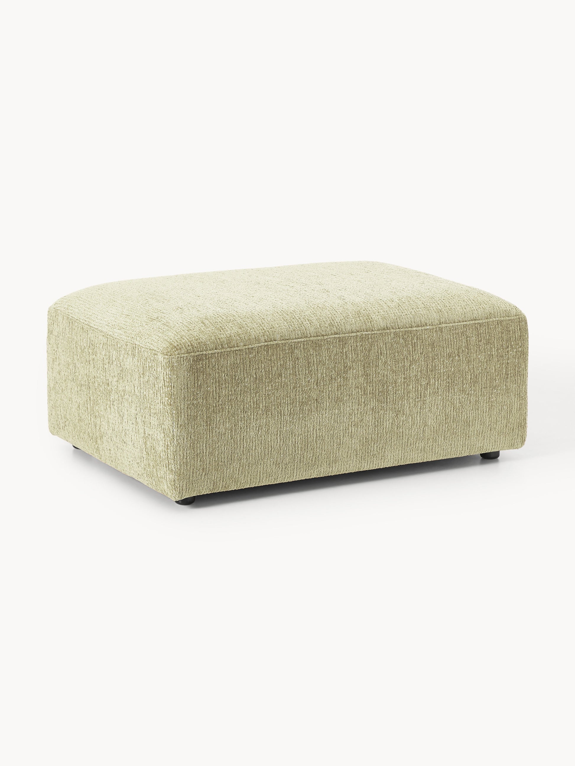 Melva Upholstered Ottoman, W 99 x D 72 cm