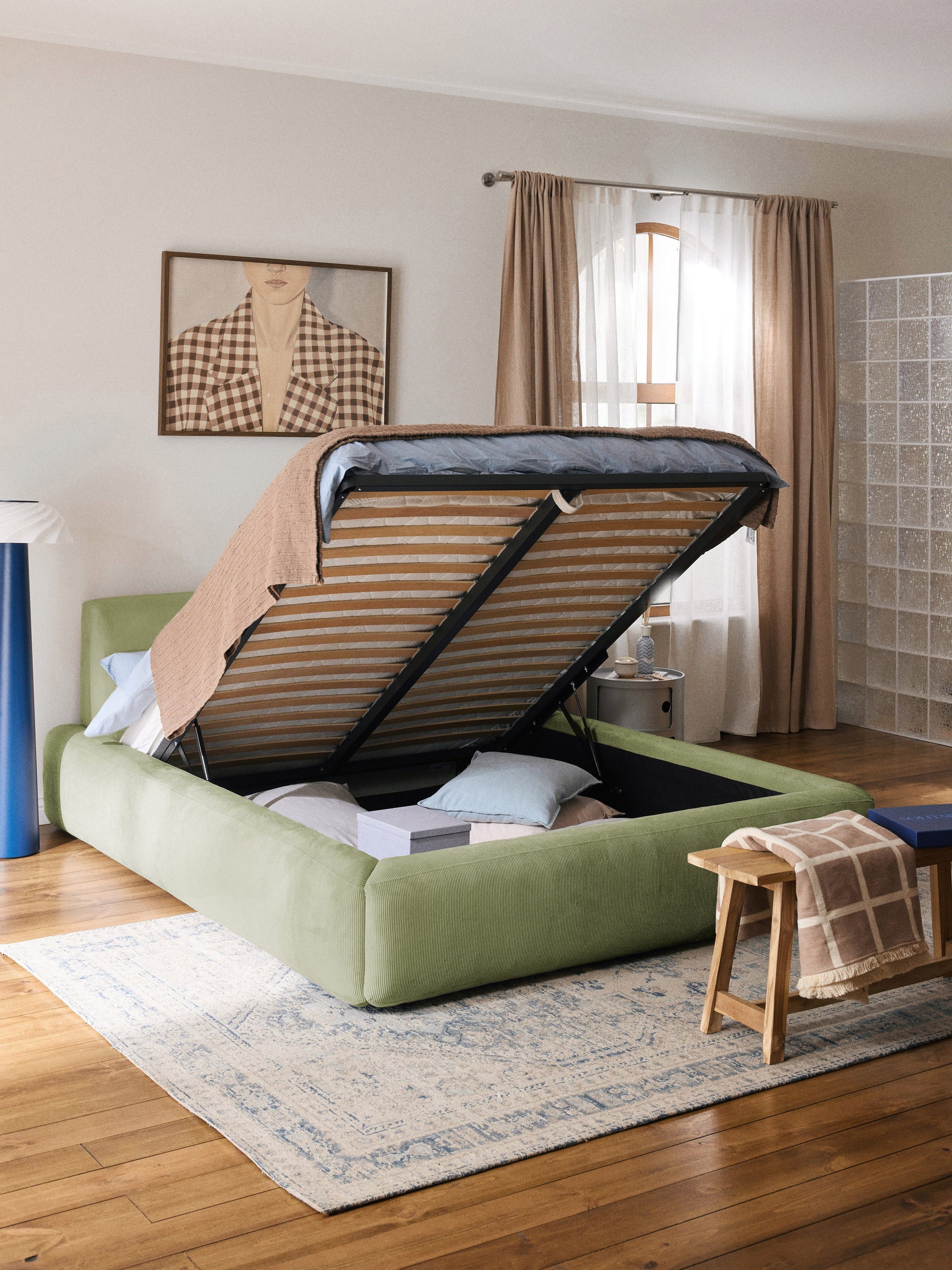 Melva Upholstered Storage Bed