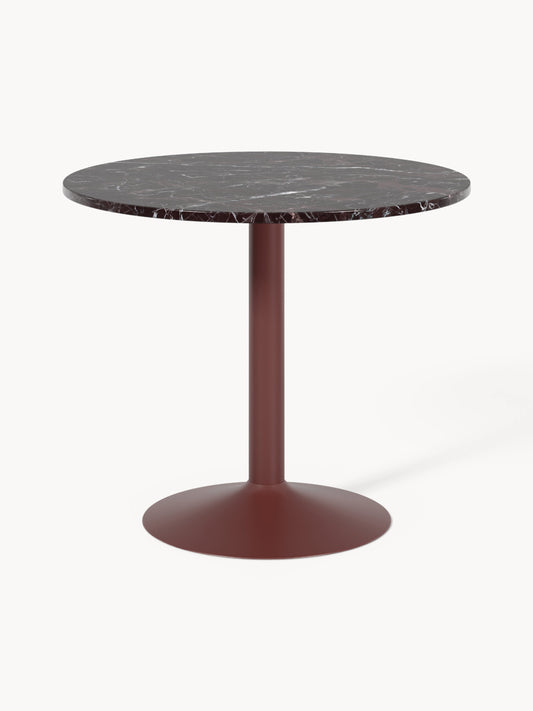Miley Round Dining Table in Marble, Ø 90 cm
