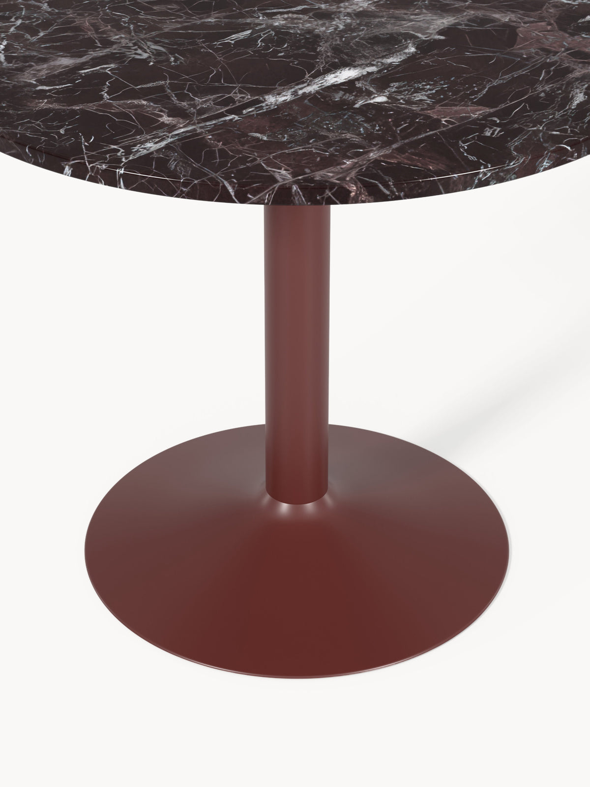 Miley Round Dining Table in Marble, Ø 90 cm