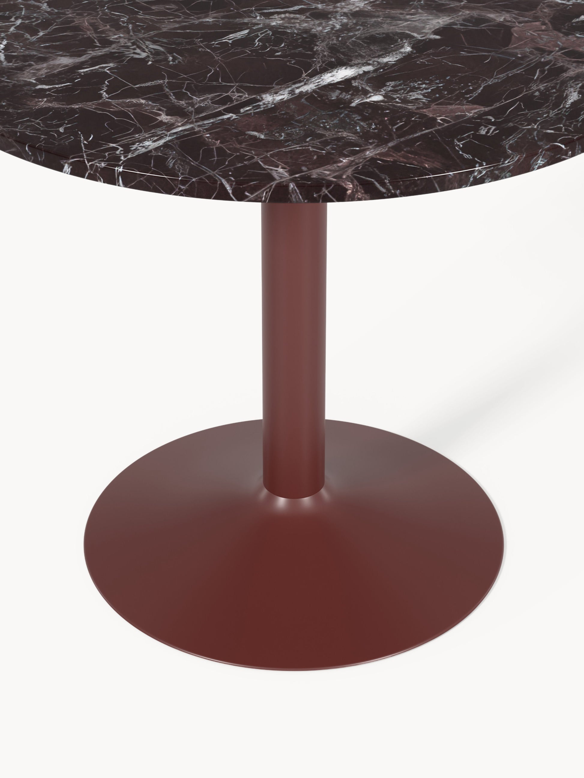 Miley Round Dining Table in Marble, Ø 90 cm