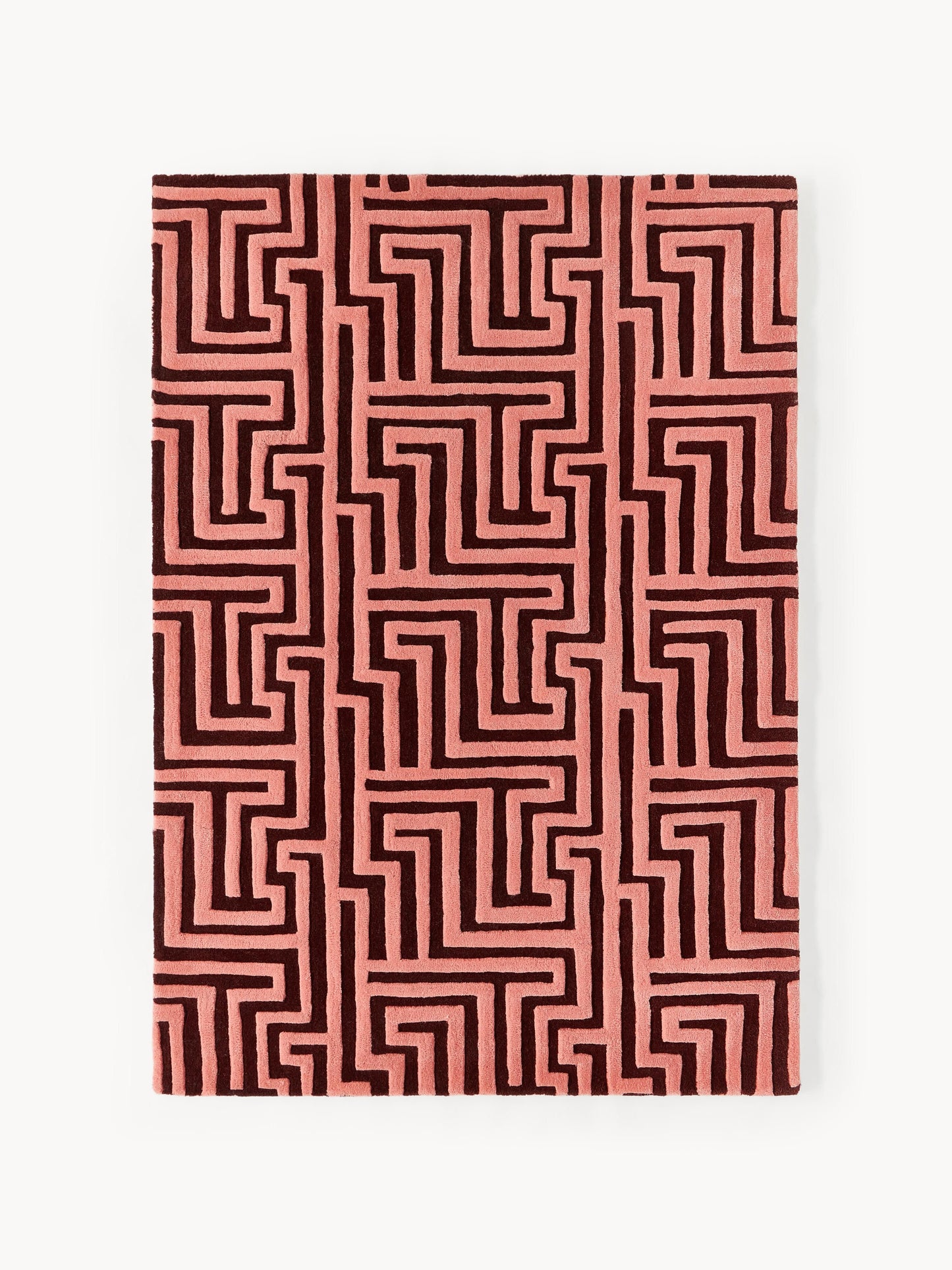 Monty Rug in Wool, Hand-Tufted, with Raised High-Low Texture